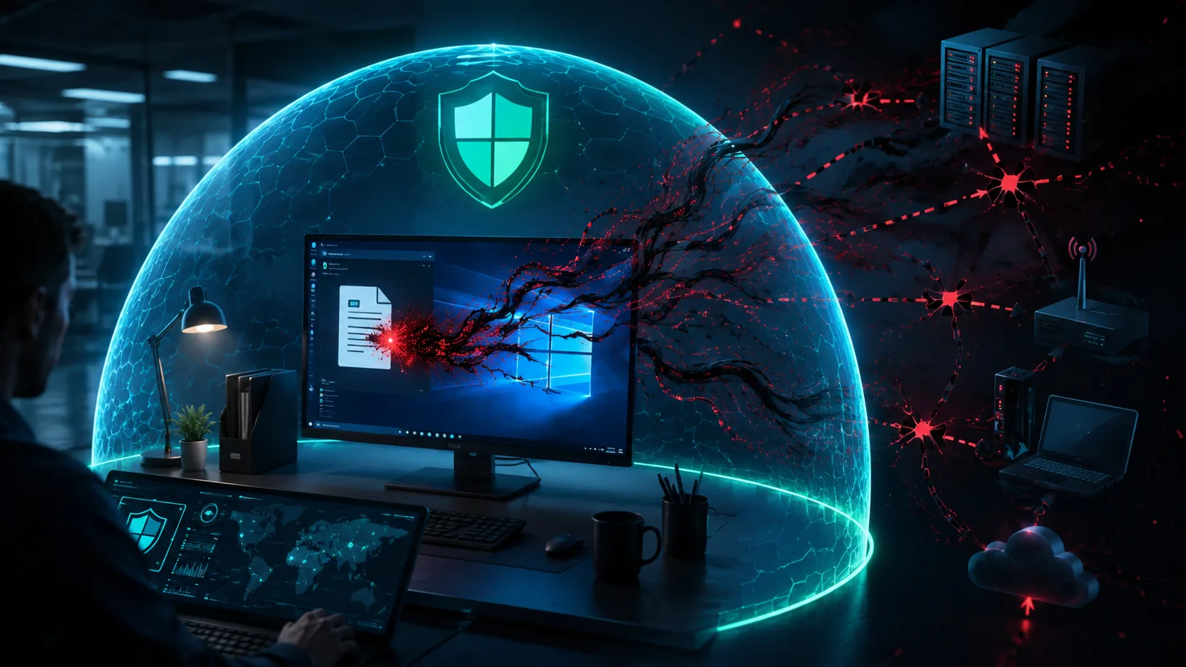 Nowość w usłudze Microsoft Defender: zainfekowana maszyna zostanie automatycznie odcięta od sieci
